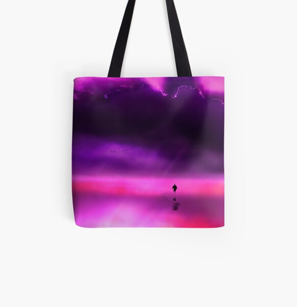 L I F E All Over Print Tote Bag