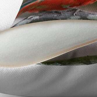 Alternate view of Western Rosella Throw Pillow