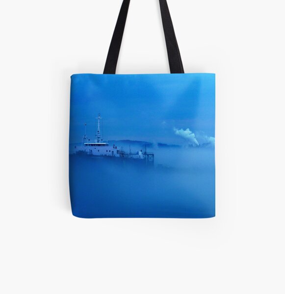 Fog All Over Print Tote Bag
