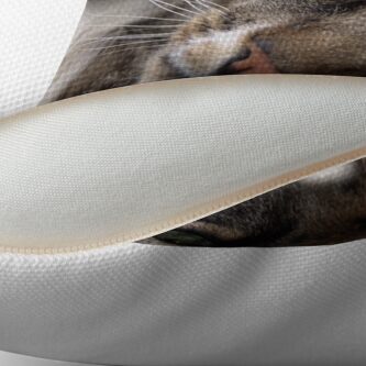 Alternate view of Playful Tiger Throw Pillow