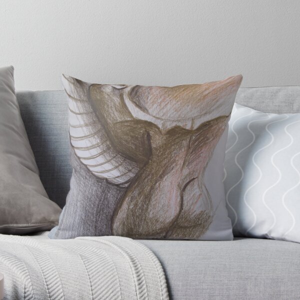 From Behind Throw Pillow