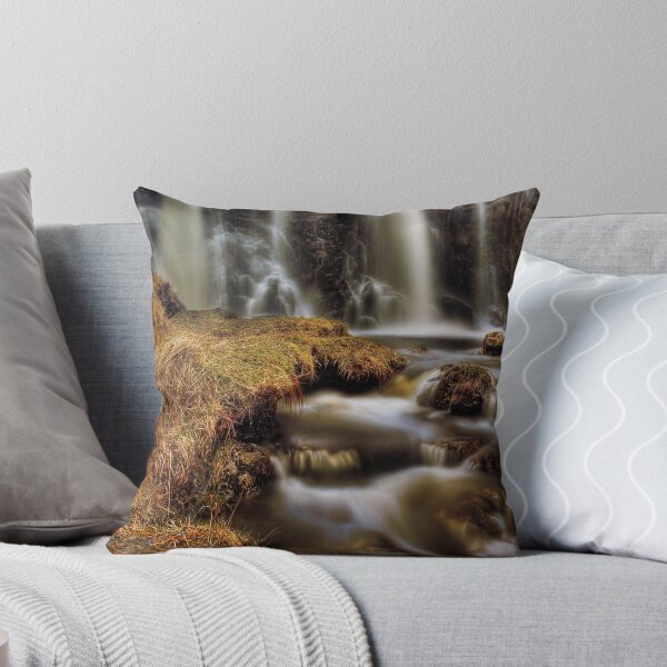 Silky Flow (2) Throw Pillow