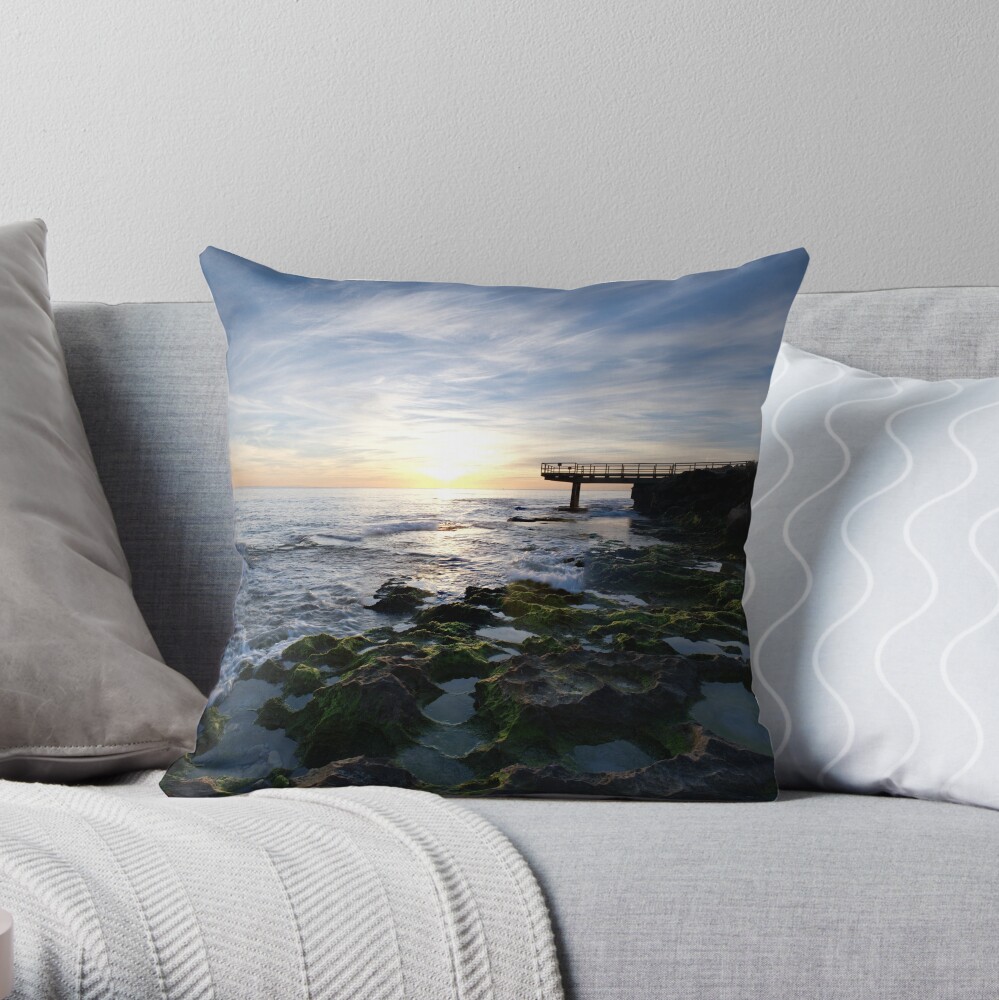 The Jetty Throw Pillow