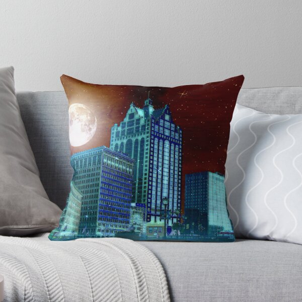 Red Sky © Throw Pillow