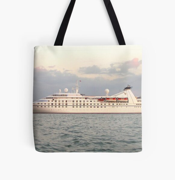 KDAGR Canvas Tote Bag Ship Cruise Holic Custom Boat Cruising Funny