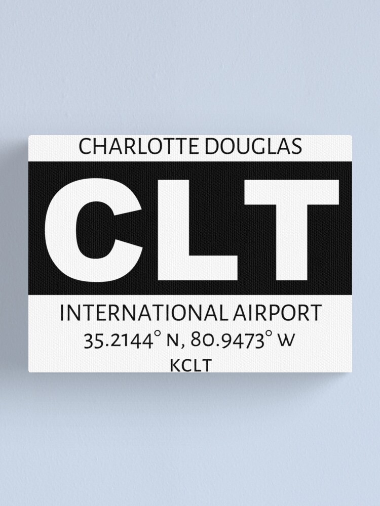 Alternate view of Charlotte Douglas International Airport CLT Canvas Print