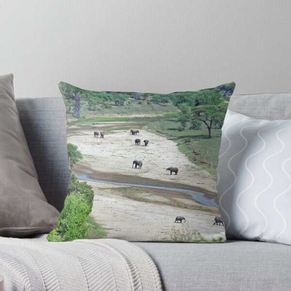 Item preview, Elephant Heaven. Tarangire River, Tanzania designed and sold by Adrian Paul.