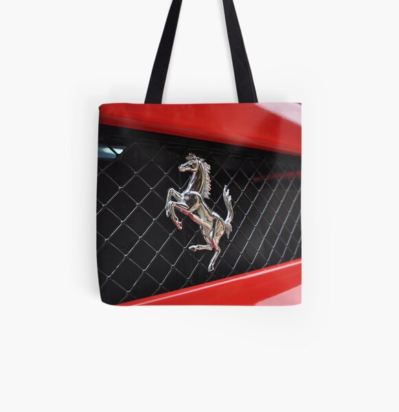 Ferrari F430 Prancing rear All Over Print Tote Bag