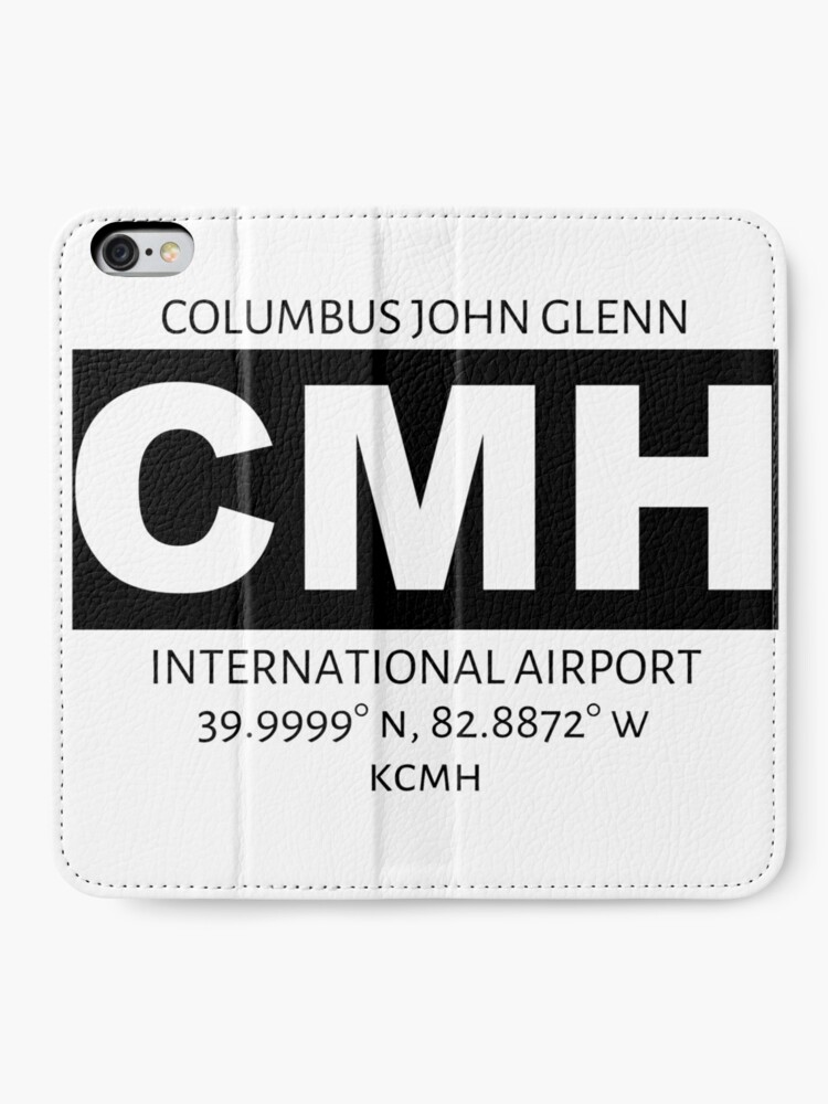 Alternate view of Columbus John Glenn International Airport CMH iPhone Wallet