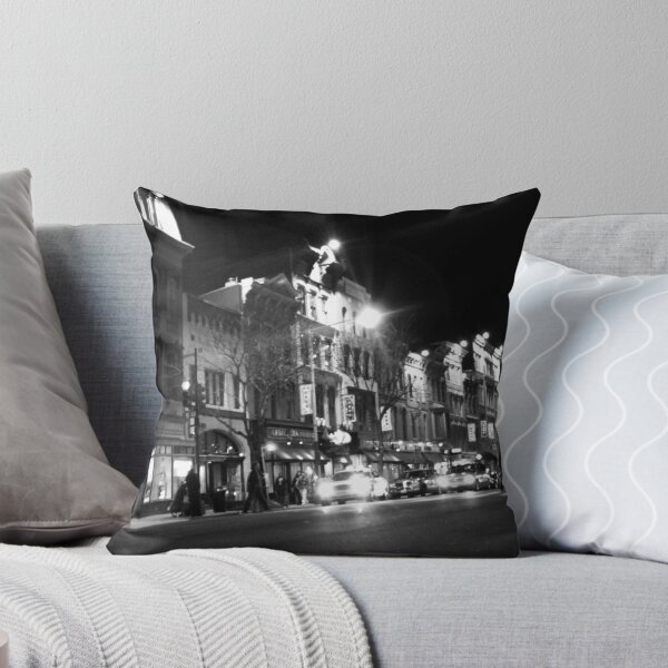 long row Throw Pillow