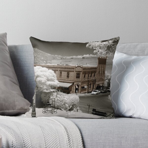 The Connor Hotel Throw Pillow