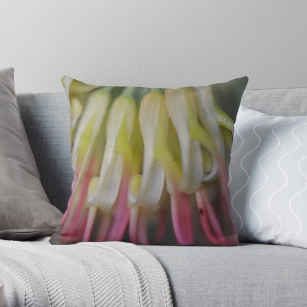 Grevillea All Lined Up Throw Pillow