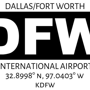 Artwork thumbnail, Dallas/Fort Worth International Airport DFW by AvGeekCentral