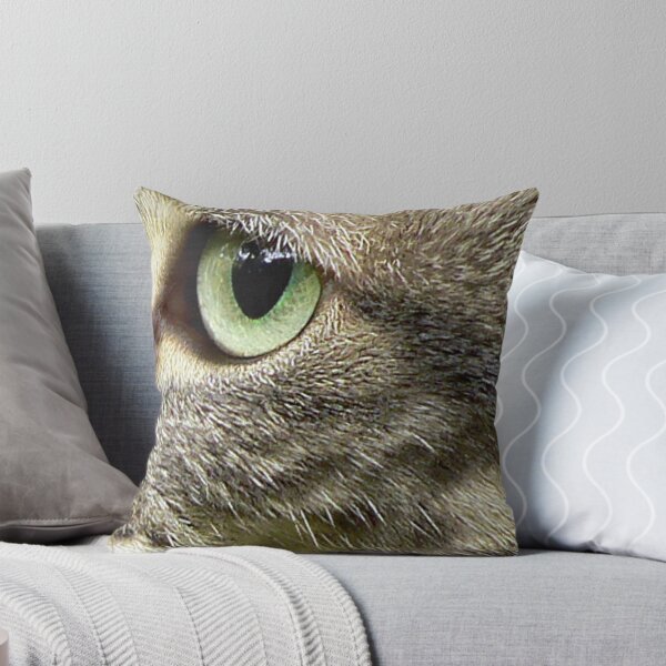 Item preview, C Is For Cat With SeaGreen Eyes designed and sold by paintingsheep.