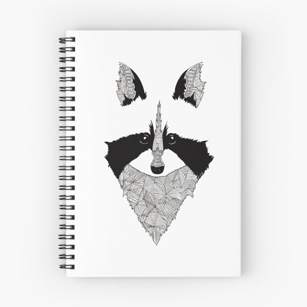 Item preview, Raccoon black and white designed and sold by artetbe.