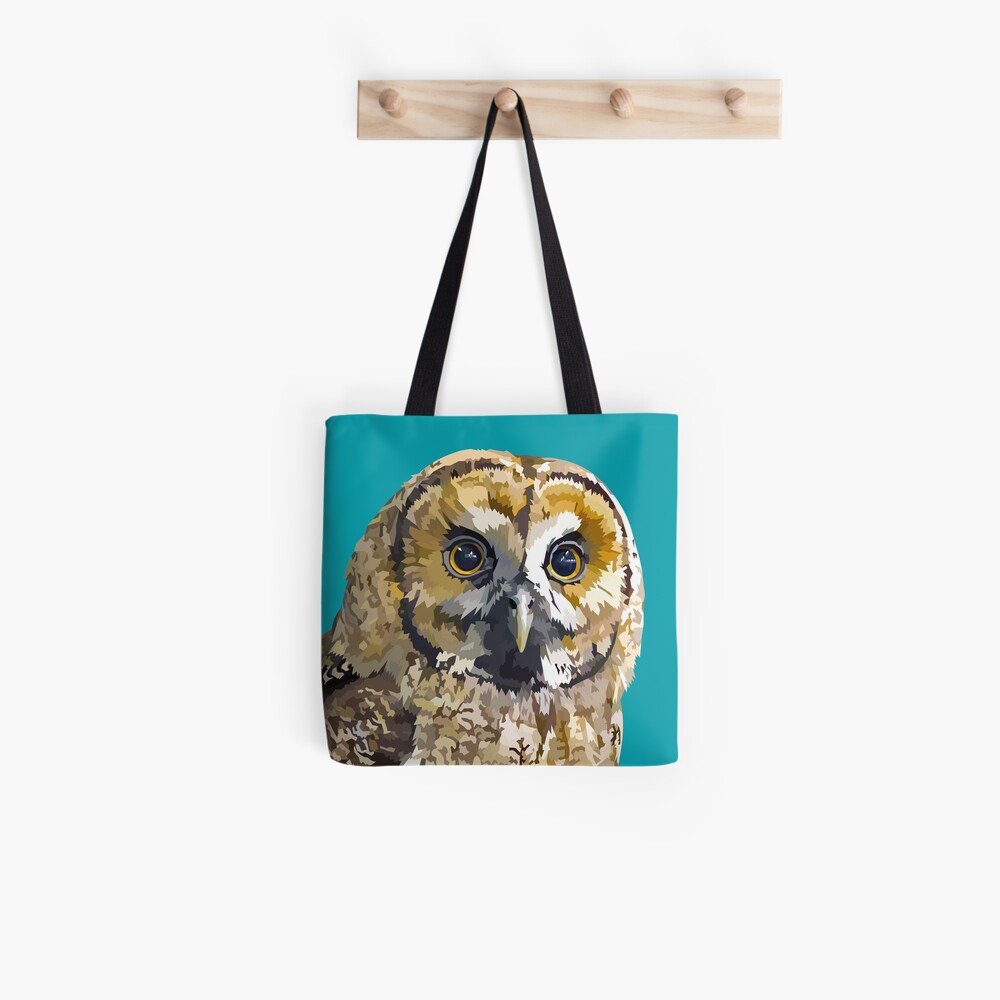 Sparkly eyed Owl Tote Bag