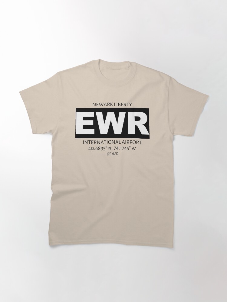 Alternate view of Newark Liberty International Airport EWR Classic T-Shirt