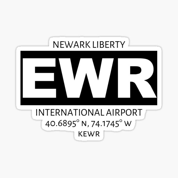 Newark Liberty International Airport EWR Sticker