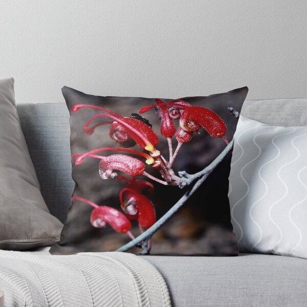 Item preview, Fly or bee on red flower 19820901 0037 designed and sold by Fred Mitchell.
