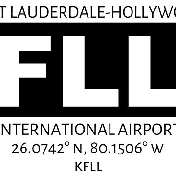 Artwork thumbnail, Fort Lauderdale-Hollywood International Airport FLL by AvGeekCentral
