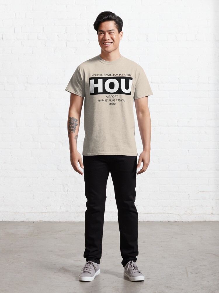 Alternate view of Houston William P Hobby Airport HOU Classic T-Shirt
