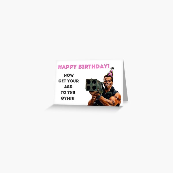 Gym Rat Gift, Workout Gift, Gym Buddy, Gym Birthday Card, Happy Birthday to  My Favorite Gym Rat, Birthday Card 