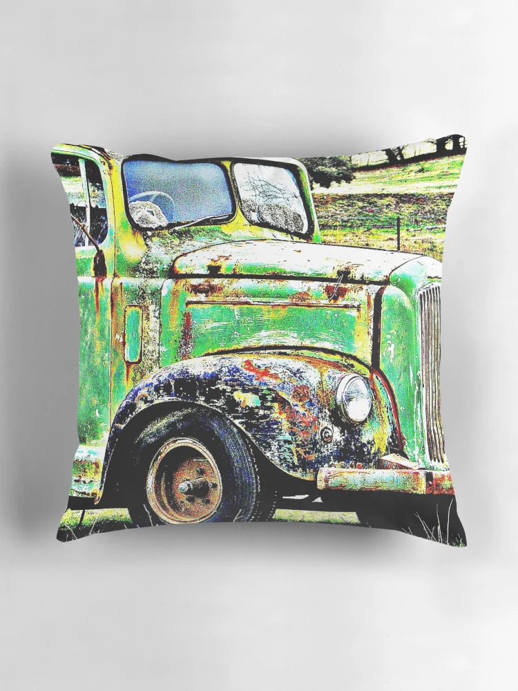Thumbnail 3 of 4, Pillow, Rustic Green designed and sold by Rinaldo Di Battista.