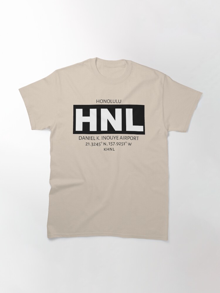 Alternate view of Honolulu Airport HNL Classic T-Shirt