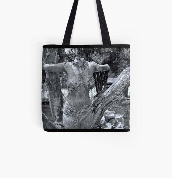 Body Cast Greys All Over Print Tote Bag