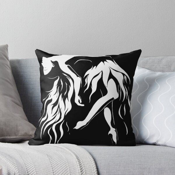 Lifted by the Wind Throw Pillow