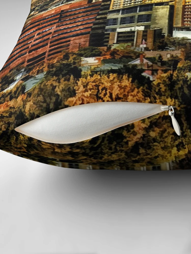 Thumbnail 2 of 4, Pillow, Sunset Over Reno designed and sold by pat gamwell.