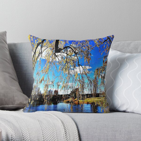 Queanbeyan River Throw Pillow