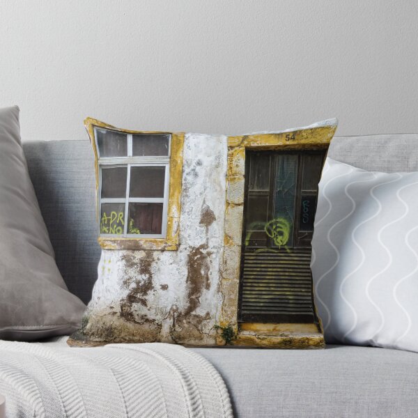 Item preview, Yellow Door and Window with Graffiti, Lagos, Portugal designed and sold by julieelucas.