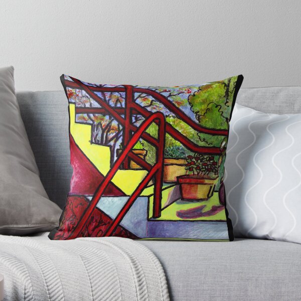 Stairway To Evan's Throw Pillow