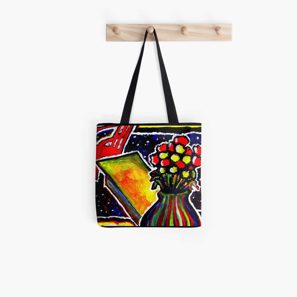 The Balcony Vase Tote Bag