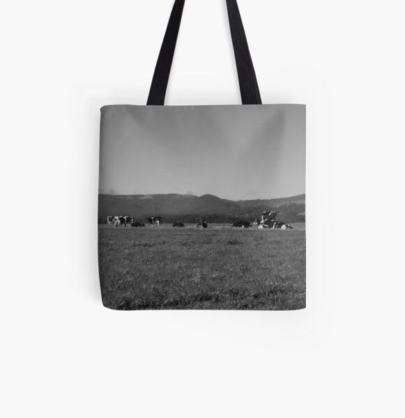 Cowscape All Over Print Tote Bag