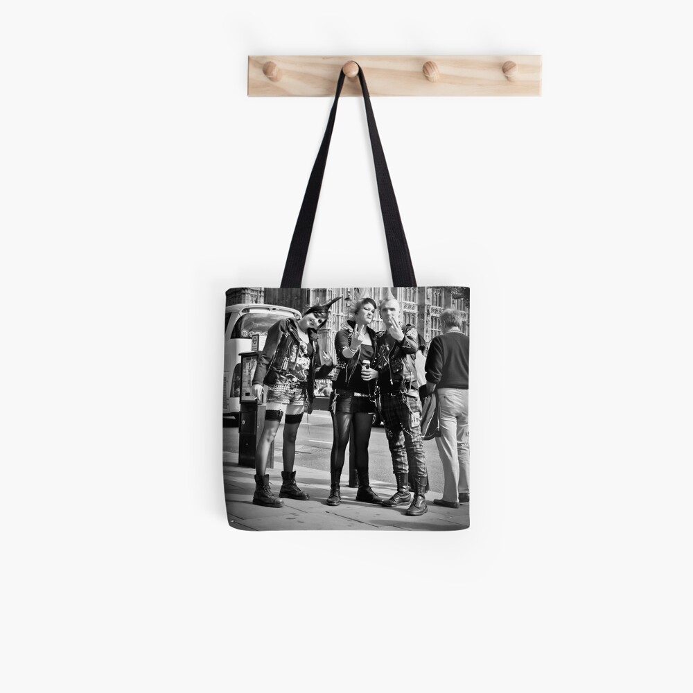 Punks in London: Punk Rockers Tote Bag