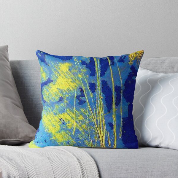 Item preview, Abstract in Blue and Yellow designed and sold by paintingsheep.