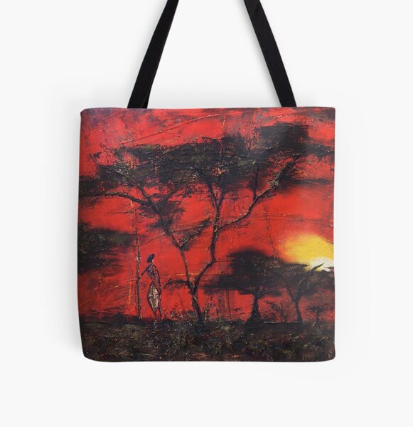 Maasailand All Over Print Tote Bag