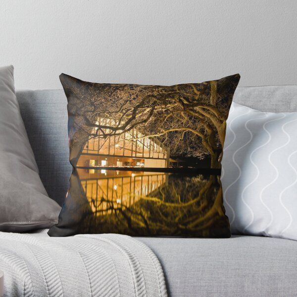 My Place of Work! - Peppermint Bay, Woodbridge, Tasmania Throw Pillow