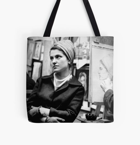 Greenwich Village Mona Lisa All Over Print Tote Bag