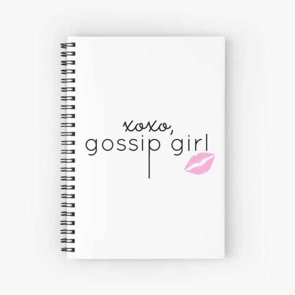 Gossip Girl design Spiral Notebook