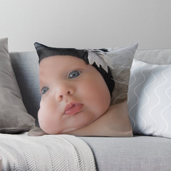 Baby Grace Throw Pillow