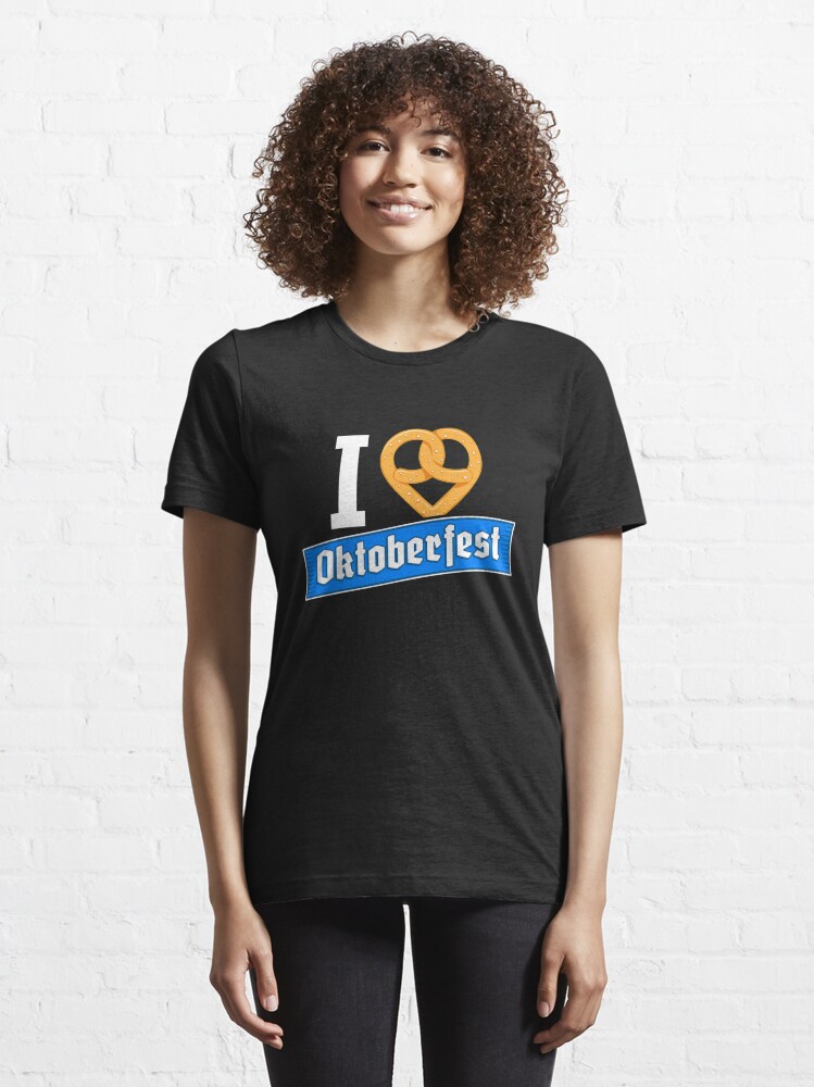 Alternate view of I Love Oktoberfest - Pretzel Puns Gift Essential T-Shirt
