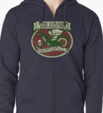 The Green Dragon Zipped Hoodie