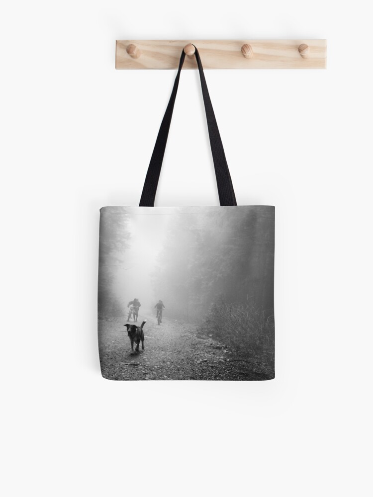 Thumbnail 1 of 2, Tote Bag, Fog Dog -Mt Fromme, winter ‘08 designed and sold by car1edb.