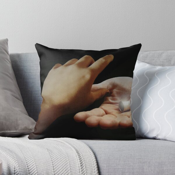 The First Kiss of Wendy and Peter Throw Pillow