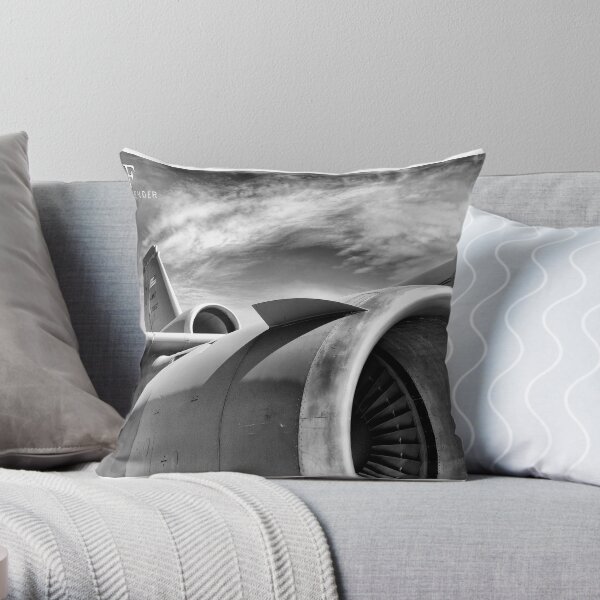 US Air Force KC-10 Extender Aircraft Throw Pillow