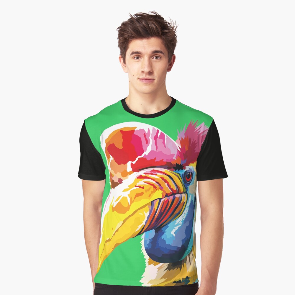 Tropical bird Graphic T-Shirt