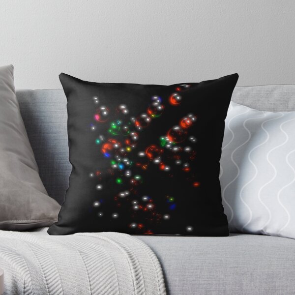 Bubbles Throw Pillow